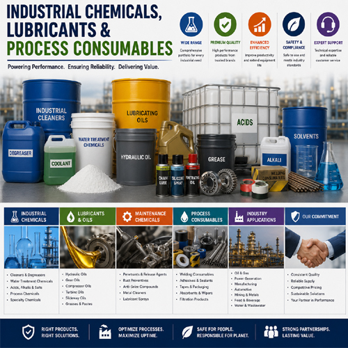 Industrial Chemicals, Lubricants & Process Consumables